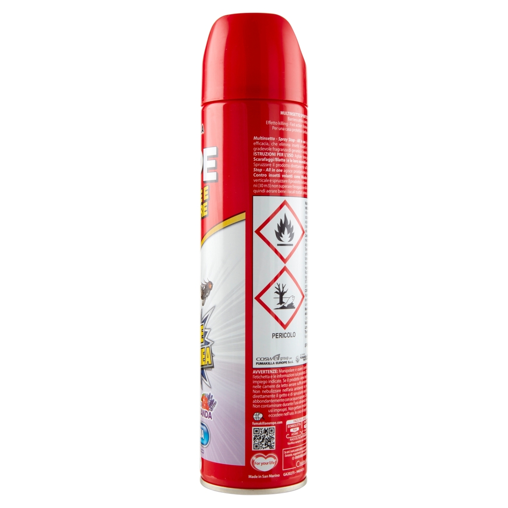 VAPE Mosche e Zanzare Azione Istantanea al Profumo di Geranio e Lavanda 400 ml